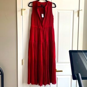Banana Republic, size 0, red, bohemian dress